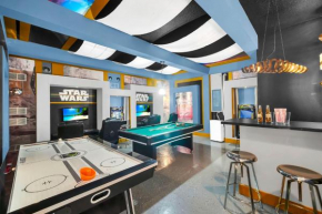 Epic family villa with themed rooms private pool & game room